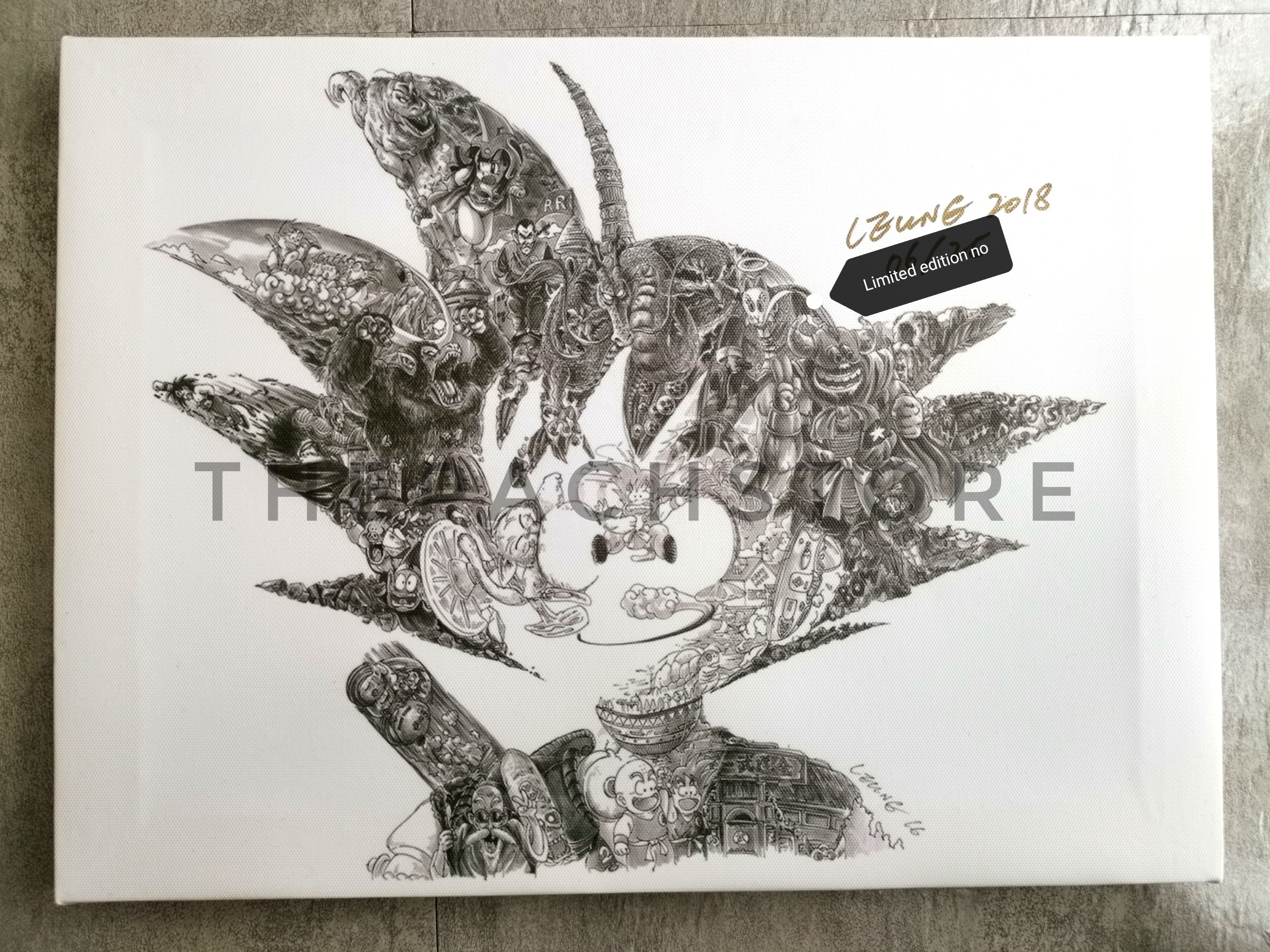 Impression photo for Sale avec l'œuvre « Dragonball Z Son Goku art